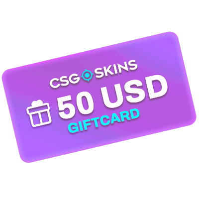 Gift-Card 50$ na CSGOSKINS